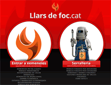 Tablet Screenshot of llarsdefoc.cat